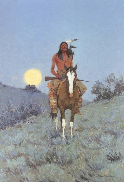Frederic Remington The Outlier (mk43) oil painting picture